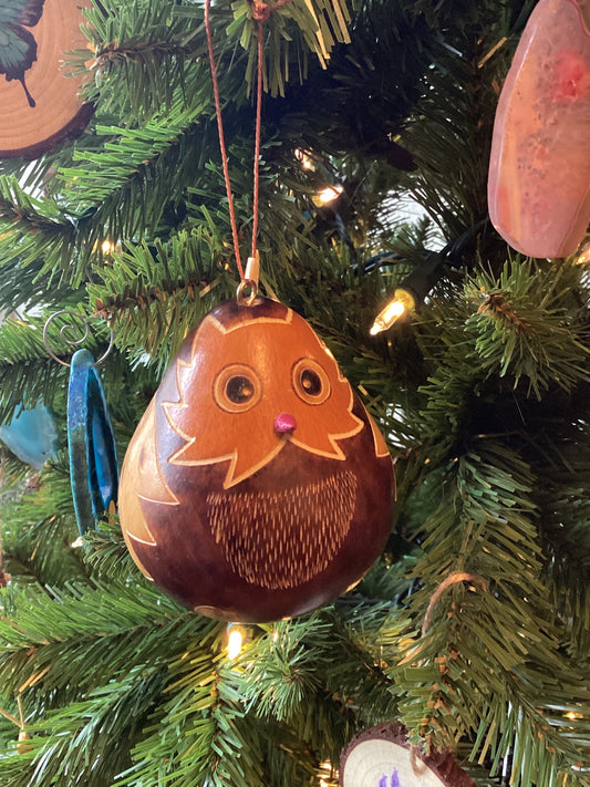 Gourd Owl Ornament